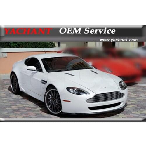 Car-Styling Auto Accessories Dry Carbon Fiber Front Lip Fit For 2006-2009 V8 Vantage V Style Front Bumper Lip Splitter