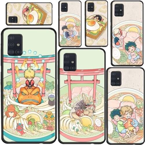 Anime Boys Funny Ramen Japan Cover For Samsung A52 A72 A12 A32 A42 A51 A71 A41 A31 A11 A21S A20e A50 A70 A40 A20S Case