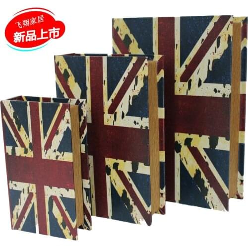 European modern retro simulation study book fake book props photography book bookcase decoration box storage box Decoration
