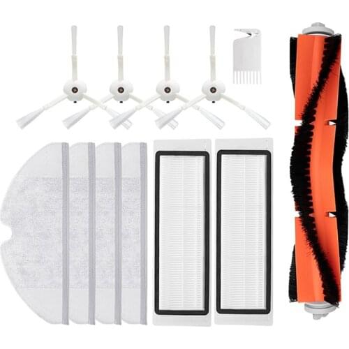 12Pcs Hepa Filter Mop Rag Brush For Xiaomi Roborock 1S S50 S55 S5max S6 Maxv S6 Accessories Robot Vacuum Cleaner Parts