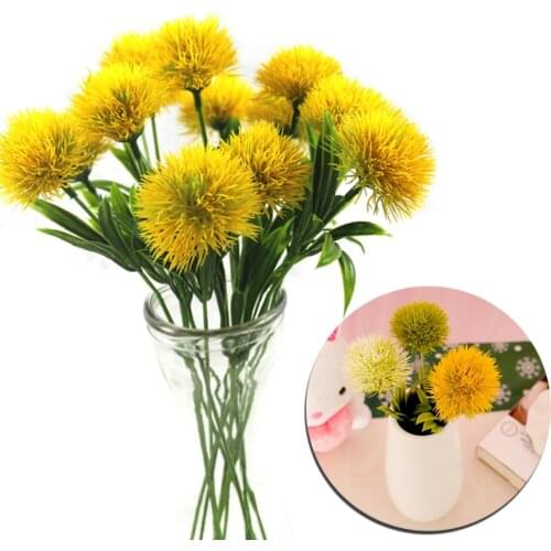 1Pc Artificial Dandelion Flowers Home Furnishings Wedding Valentines Day Party Decor Plastic Flower Simulation Plante Flower