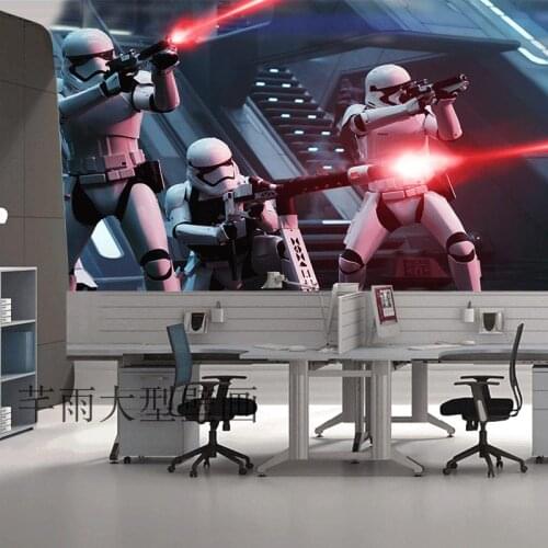 Custom size sci-fi universe war theme living room bedroom childrens room dormitory PVC wallpaper mural