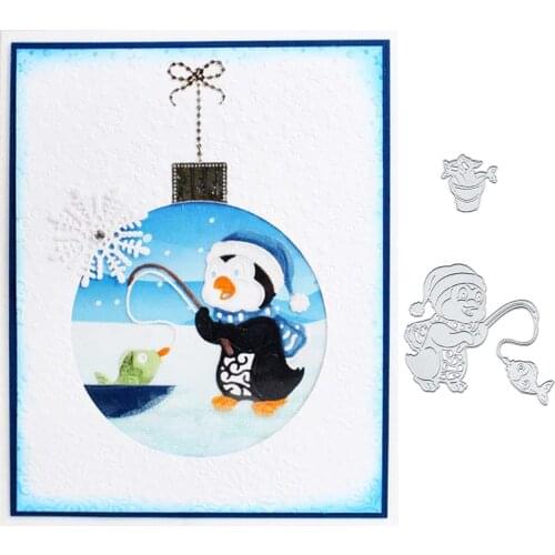Julyarts Penguin Scrapbooking Cutting Dies Crafts Paper Craft Making DIY Embossing Photo Album