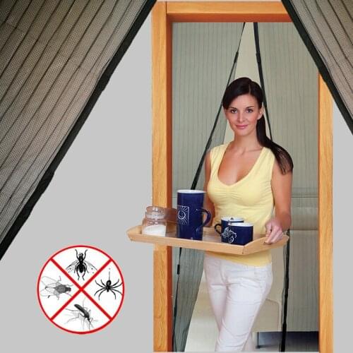Mosquito nets for doors Anti Mosquito Insect Fly Bug Curtains Net mosquito net 1 Set Automatic Closing Door Screen Magnetic Net