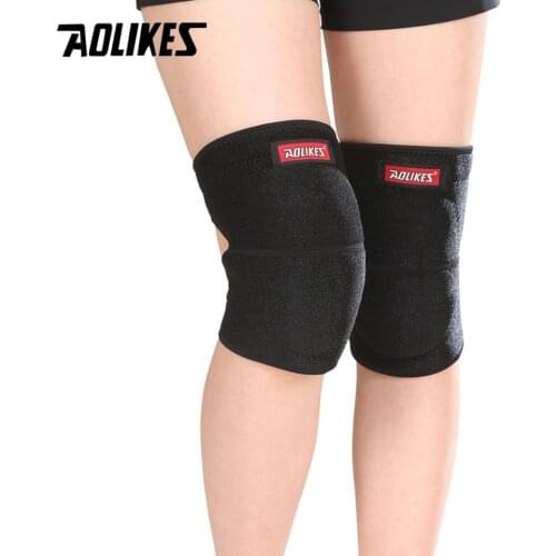 AOLIKES 2PCS/Lot Volleyball Knee Pads Thicker Sponge Sports Support Kneepads for Basketball Dance joelheira rodilleras Protector