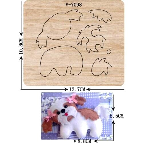 New DOG wooden dies cutting dies for scrapbooking Multiple sizes V-7098