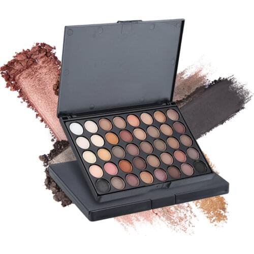 40 Colors Rainbow Eyeshadow Palette Matte Glitter Shimmer Eyeshadow Palette Beauty Makeup Kit Easy To Wear TSLM1