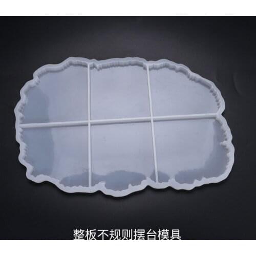 Diy Crystal Glue Dropping Mould Irregular Setting Wave Coasters Handmade Jewelry Setting Silicone Mould Molds