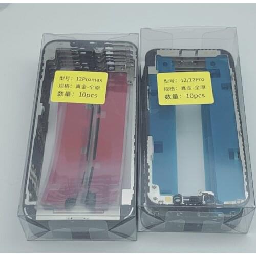 10Pcs High Quality Middle Frame Bezel for iPhone 12 Mini 12 12 Pro 12 Pro Max 11 Pro Max XS Max X Frame Bezel Adhesive Tape