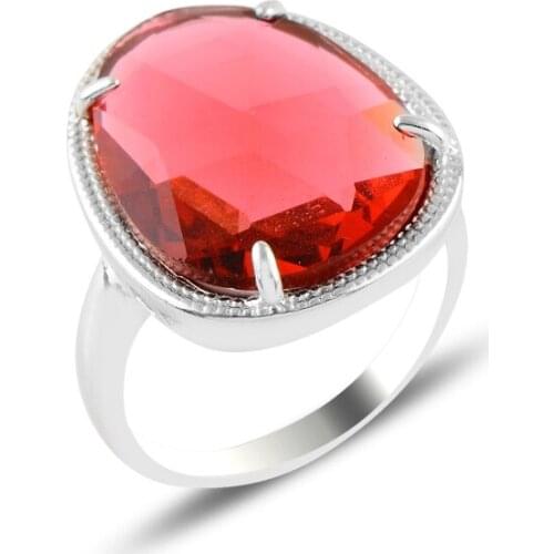 Silver 925 Sterling Zircon Stone Ring