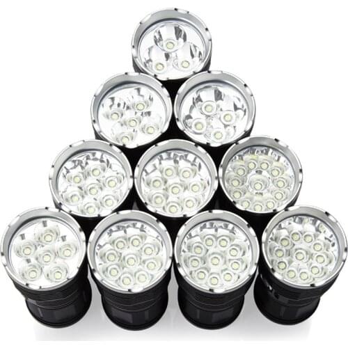 High Power 3t6 LED Flashlight Torch 3-14t6 3 x XM-L T6 34000 LM By 4 x 18650 Waterproof led Light lamp for Hunting Camping