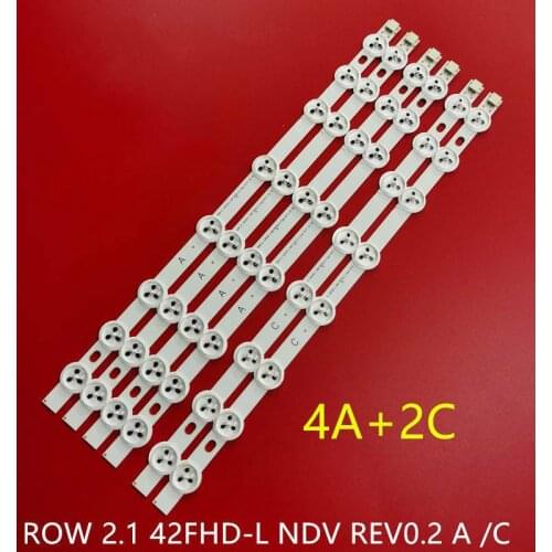 LED Backlight Lamp strip For VESTEL 42FA5000 42FA8000 42 VNB Reduced A B-C VES420UNDL-2D-N03 VES420UNDL-3D-N02 VOX LED-42880
