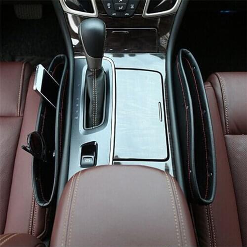 Universal Car Seat Console Gap Filler Pocket Car Seat Seam Storage Box Seat Catcher For BENZ AMG C A E B S R ML GL SLK GLK CLS