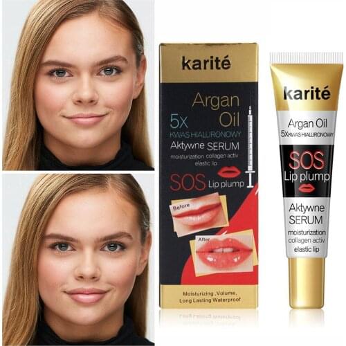 Lip Plumper Increasing Lip Gloss Moisturizing Lip Repairing Lip L Plumper Oil Reduce Fine Lip Color Lip Collagen Brighten J9X5