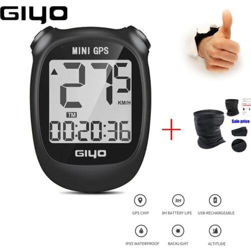 GIYO M3 Bike GPS Computer Wireless LCD Display Speedometer Cycling Computer Odometer Waterproof USB rechargeable