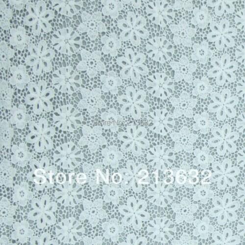 POs21-11 Best textile milk silk water soluble embroidery fabric accessories Professional hollow-out embroidered cloth Embroidery