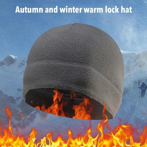 Winter Warm Hat Windproof Elastic Fleece Cap For Outdoor Sports Riding Cycling Skiing Keep Warmer Caps Hats