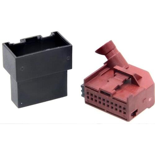 2/5/10pcs/lot 8E0972420 TE 20 Pin/Way Male Female Gateway Canbus Plug Connector Socket With Terminal 1534095-1 1534102-1