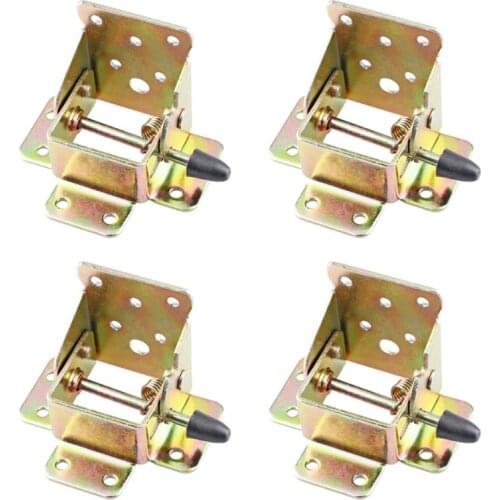 4Pcs/set Iron Locking Folding Table Chair Leg Bracket Hinge Self-Lock Foldable Hinges