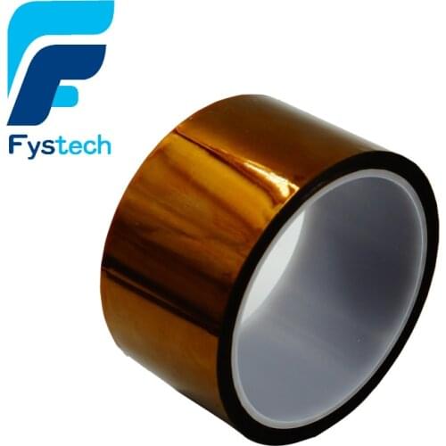 50mmX30m 100ft One-side Self-adhesive High Temperature Heat Resistant Polyimide Tape 300-260 Degree