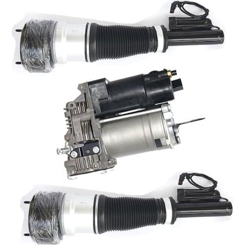 AP02 Shock absorber air suspension for Mercedes W221 07-12 front left + right 2213204913 A2213204913 with Compressor pump