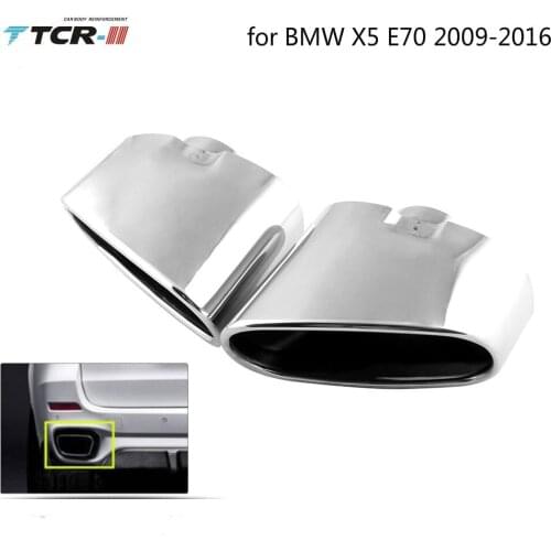 Auto Moulding Fittings Stainless Steel Automotive Exhaust Muffler for BMW X5 E70 2009-2016 Performance Exhaust Systems Mufflers
