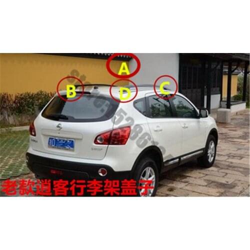 Car styling for Nissan QASHQAI J10 2007-2015 Roof rack end cover