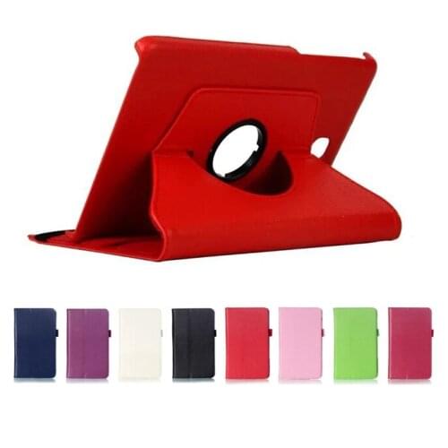 Litchi Pattern For Samsung Galaxy Tab A T350 Stand PU Leather Cover Case for Samsung Galaxy Tab A 8.0 T350 T355 8" Tablet Case