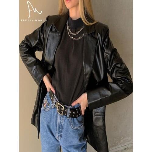 Fluffy World Women's Leather Jackets