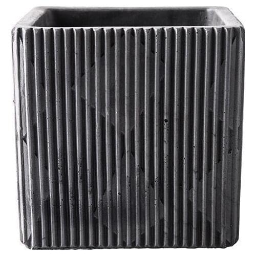 Square Silicone Pot Mold Handmade Cement Planter Making Concrete Clay Mould