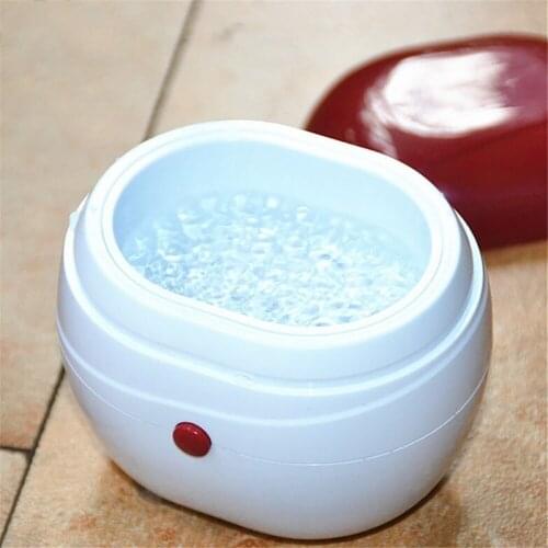 Gold Silver Jewelry Cleaner Machine Mini Ultrasonic Electric Cleaner Jewelry Furniture Essential Cleaning Box