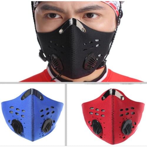 Cycling Face Masks Filter MTB Road Cycling Equipment Anti-Dust PM2.5 Replacement With Active Carbon Filter Protector