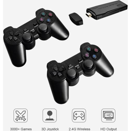 Mini Retro HD TV Video Game Console,Built in 3000/10000 Games Player Stick Suit,Support 1080P HDMI-Compatible Output Dual Player