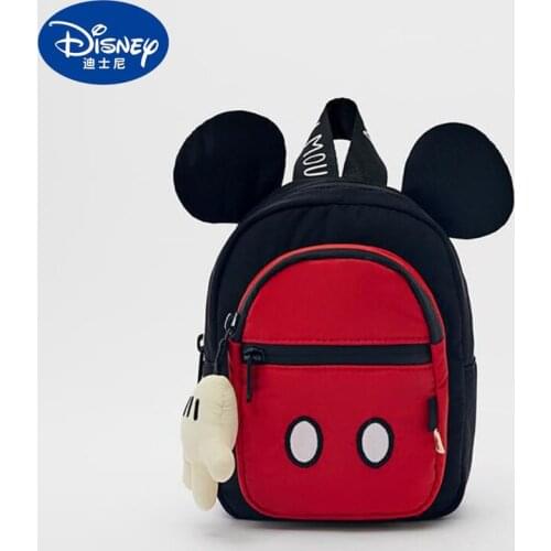 Disney Mickey Mouse mini School Bag Children Kawaii Bacpack Student Minnie Mouse Large Capacity Backpacks Kids Travel Bags Gifts