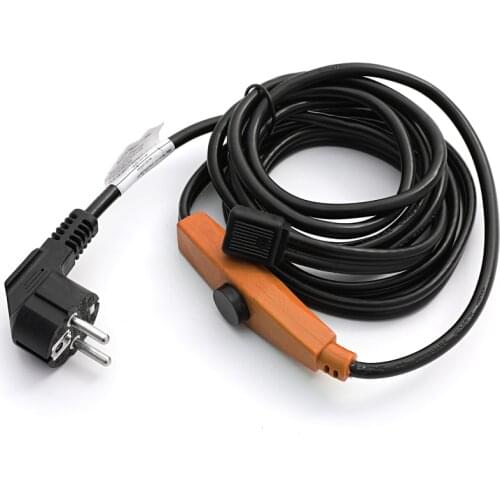 220V type water pipe protection 16w/m antifreeze pipe heating cable pipe antifreeze heating cable with intelligent controller