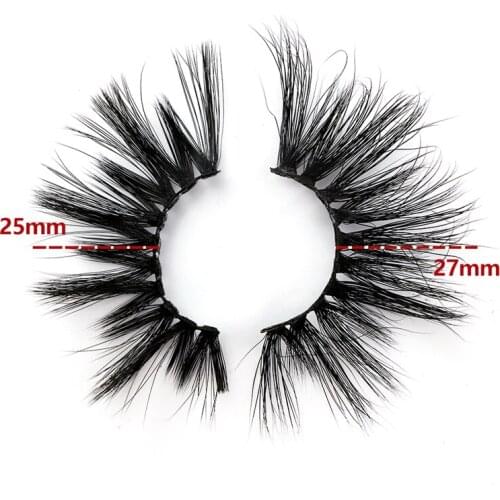 False Lashes 5D 27mm Mink False Eyelashes Handmade Long Volume Lashes Extens with Tweezers Eyelash Extension Makeup Tools