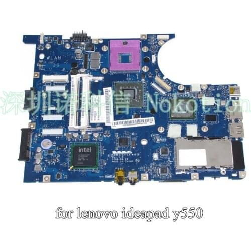 NOKOTION KIWB1 B2 LA-4602P For lenovo ideapad Y550 laptop motherboard GM45 DDR3 GeForce GT240M