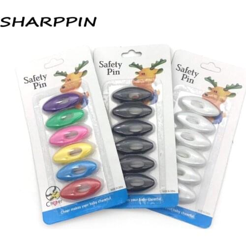 Solid Color Hijab Pins Plastic Muslim Jewelry Pins Brooch Up Broches Arabic Hijab Brooches For Kids Safety Head Scarf Pin