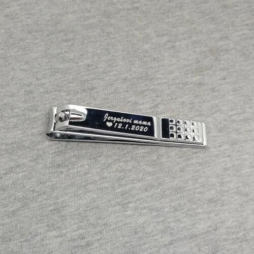Personalized 30pcs custom with free logo text Nail Cutting Trimmer Toenail Fingernail Cutter Toenail Clippers For Thick Nails