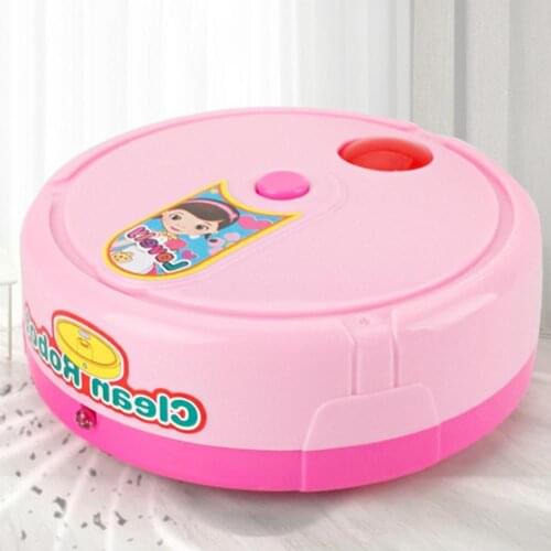 Sweeping Robot Toy Dollhouse Electric Music intelligence Cleaning Machine Birthday Presents Vacuum Cleaner Sweeping Robot Toys