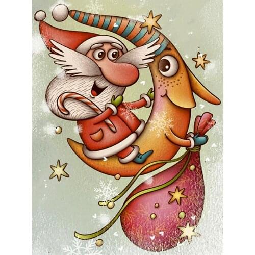 Santa Claus Transparent Silicone Rubber Stamp and Metal Die Sheet Cling Scrapbooking DIY Cute Pattern Photo Album