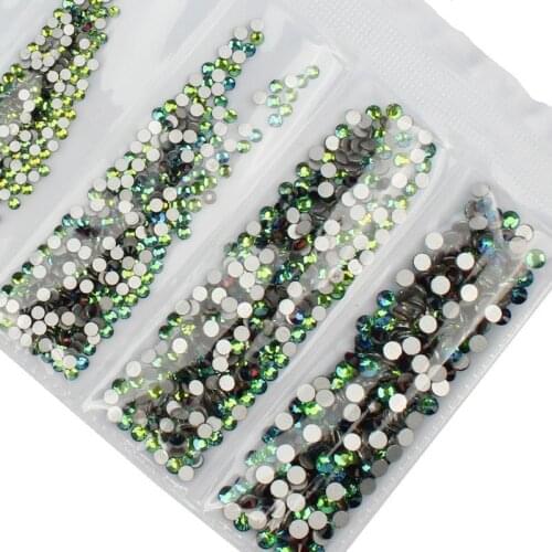 Mixed Size ss3-ss10 Sphinx Non Hotfix Rhinestone Fabric Nails Decoration crystal Nail flat back DIY Crystal art Nail Jewelry