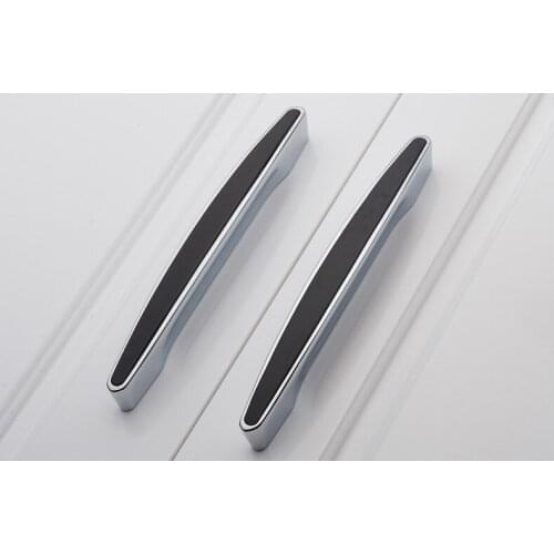 High grade zinc alloy kitchen bedside cupboard handle bookcase solid hardware handle cabinet drawer wardrobe pulls handle 128mm