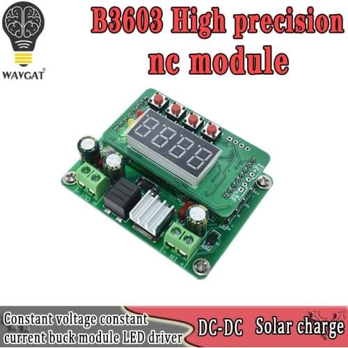 WAVGAT B3603 NC DC Power Supply Adjustable Step-Down Module Voltage Ammeter 36V3A108W Charger Smart Electronics