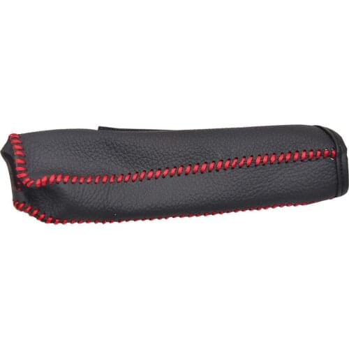 Replacement for X-TRAIL Car Handbrake Covers Case PU Leather Hand Brake Grips Auto Interior Decoration