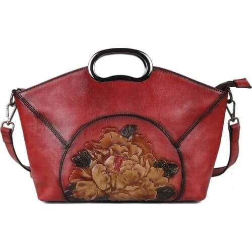 Women Handbag Genuine Leather Handmade Bag,Vintage Top tote Shoulder Bags Handbag Crossbody Bags 2021 Fashine New Style