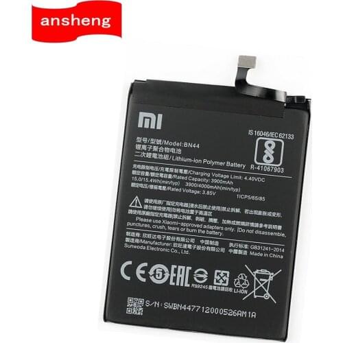 High Quality 4000Mah BN44 battery for Xiaomi Redmi 5plus 5 plus Smartphone