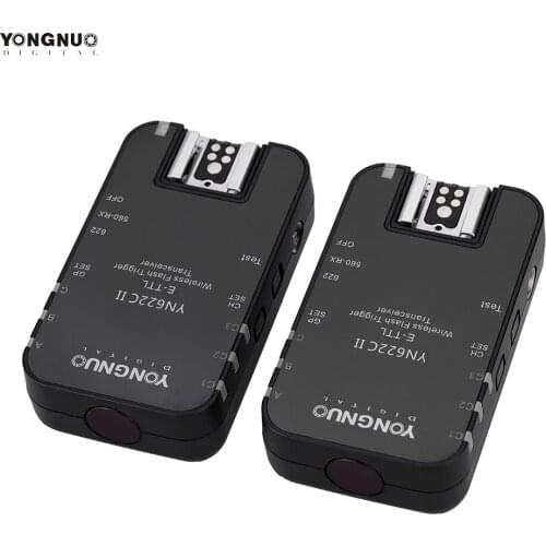 YONGNUO YN622C II 2.4G Wireless E-TTL Flash Trigger Transmitter Transceiver for Canon EOS 5D Mark II 7D 70D 60D 50D 40D 450D
