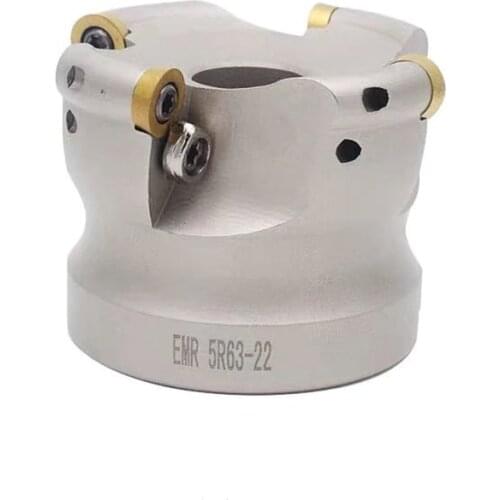 EMRW 6R 50 22 EMRW 6R 63 22 face milling cutter indexable milling tool holder CNC lathe for RPMT1204 round inserts