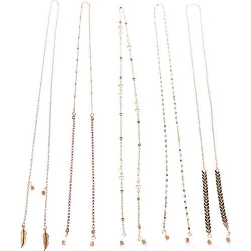 Fashion Pearl Glasses Chain Women Men Eyeglass Cord Sunglasses Cord Retainer Holder Eyewear Lanyard Neck Strap Rope